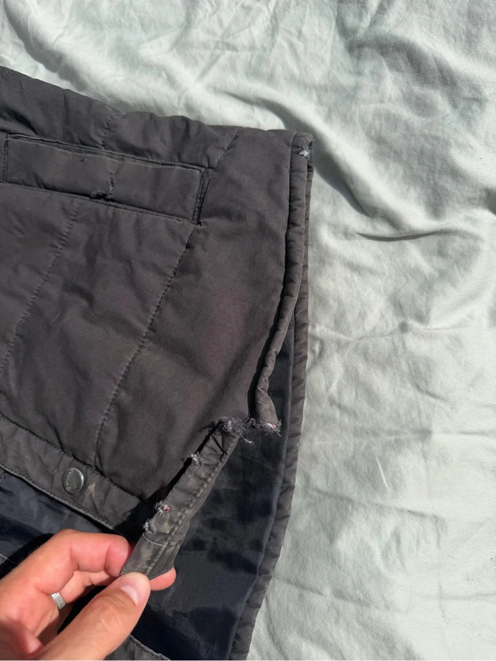 Brixton Black Quilted Lightweight Shirt Jacket